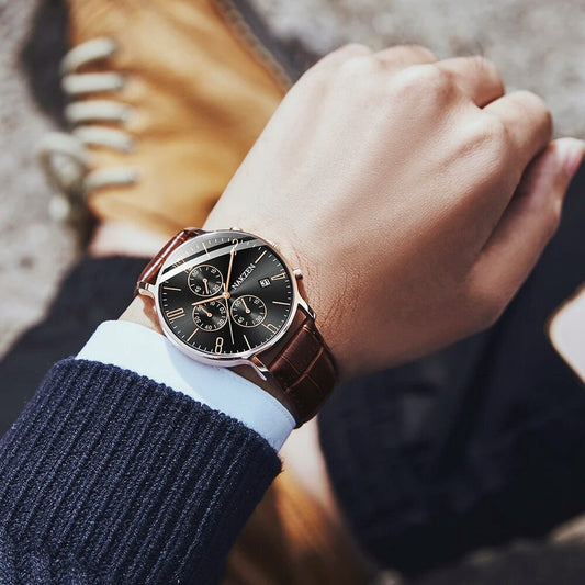 NAKZEN 2018 New Watches Men Luxury Brand Chronograph Man Sports Watches Waterproof Full Steel Quartz Watch Relogio Masculino 5056