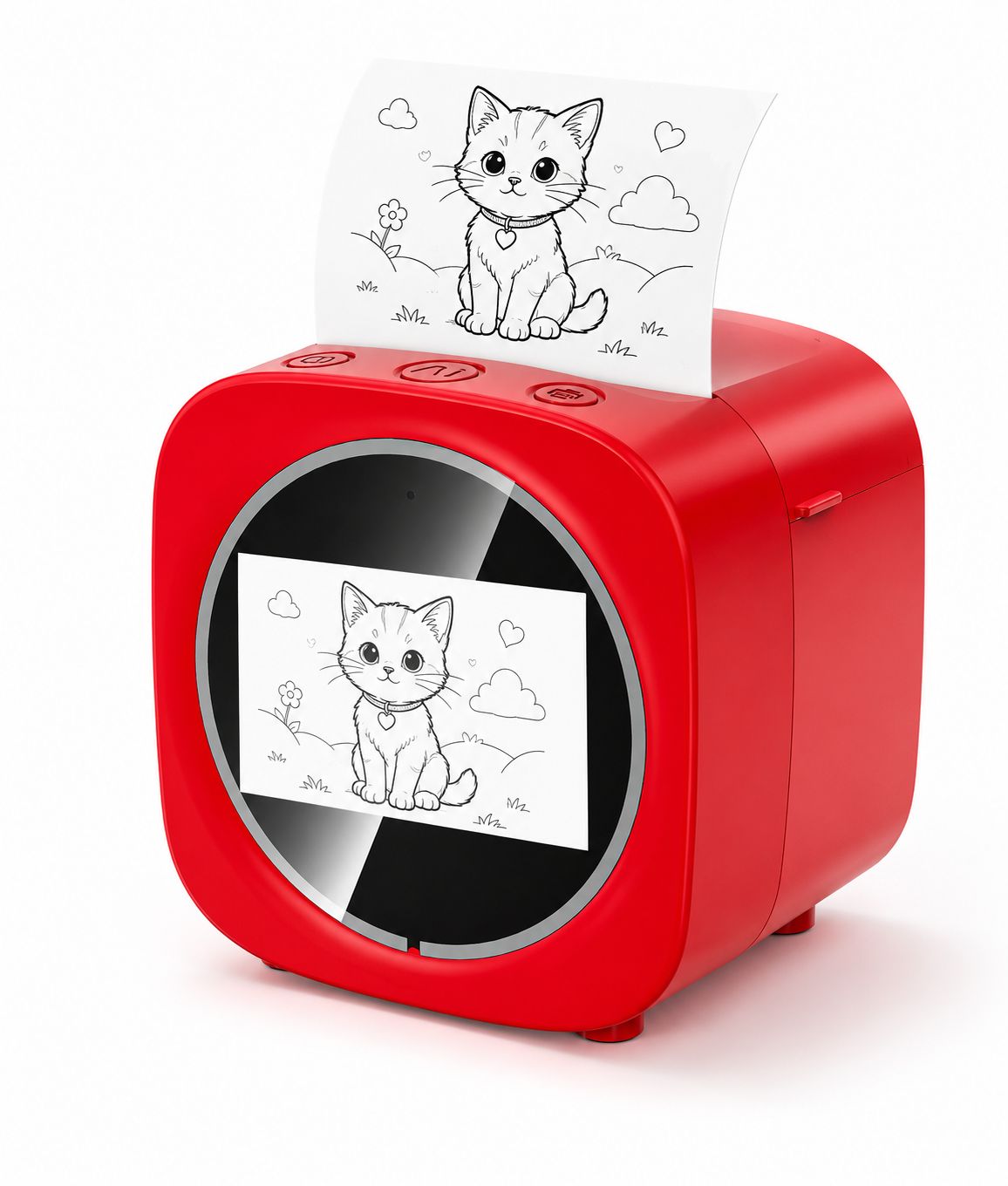 Mini Portable AI Printer