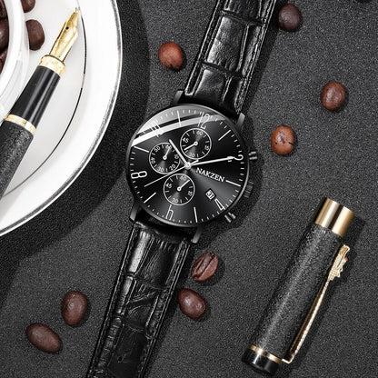 NAKZEN 2018 New Watches Men Luxury Brand Chronograph Man Sports Watches Waterproof Full Steel Quartz Watch Relogio Masculino 5056