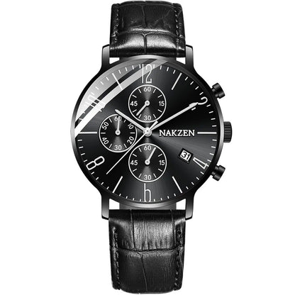 NAKZEN 2018 New Watches Men Luxury Brand Chronograph Man Sports Watches Waterproof Full Steel Quartz Watch Relogio Masculino 5056