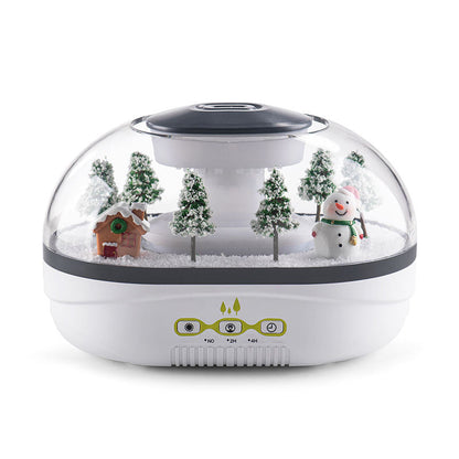 Raindrop Aroma Diffuser Humidifier with Mini Landscape Light